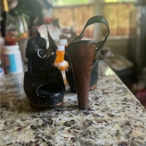 Frye Platform Heels, 7.5
